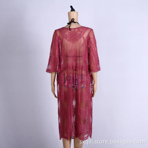 beachwear girls pareo beach cover ups swimwear dress